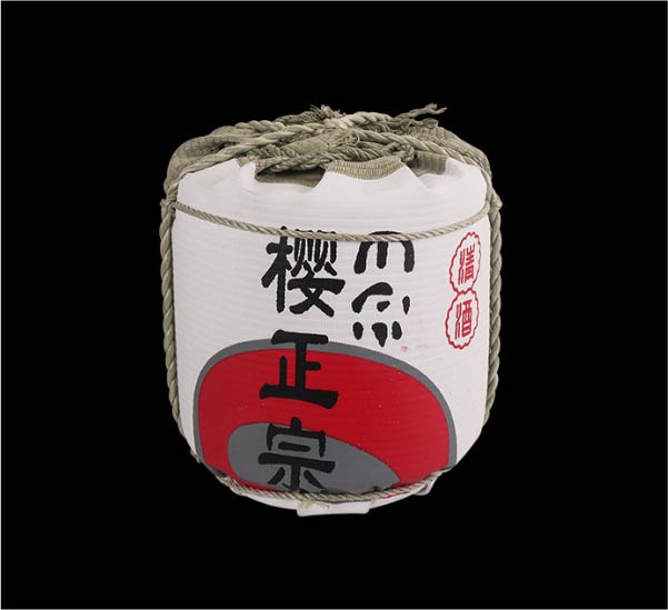 日式裝飾酒樽 | 菊正宗多款 | 直徑18~56 cm 棉麻 擺飾 - 好生活實驗所