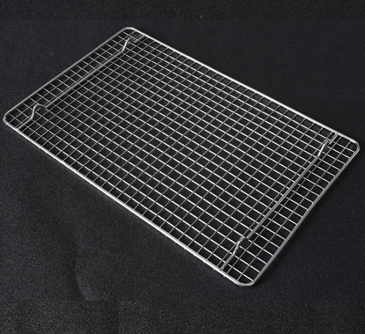 不鏽鋼烤網 | 銀 | 28 cm 不鏽鋼 大長方網