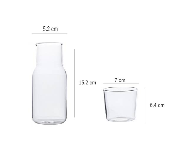 一壺一杯組 | 透明 | 高15.2 cm 玻璃 小 - 好生活實驗所
