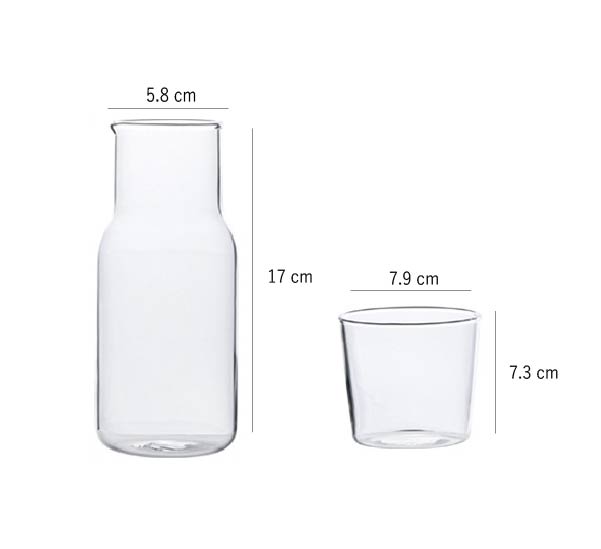 一壺一杯組 | 透明 | 高17 cm 玻璃 大 - 好生活實驗所