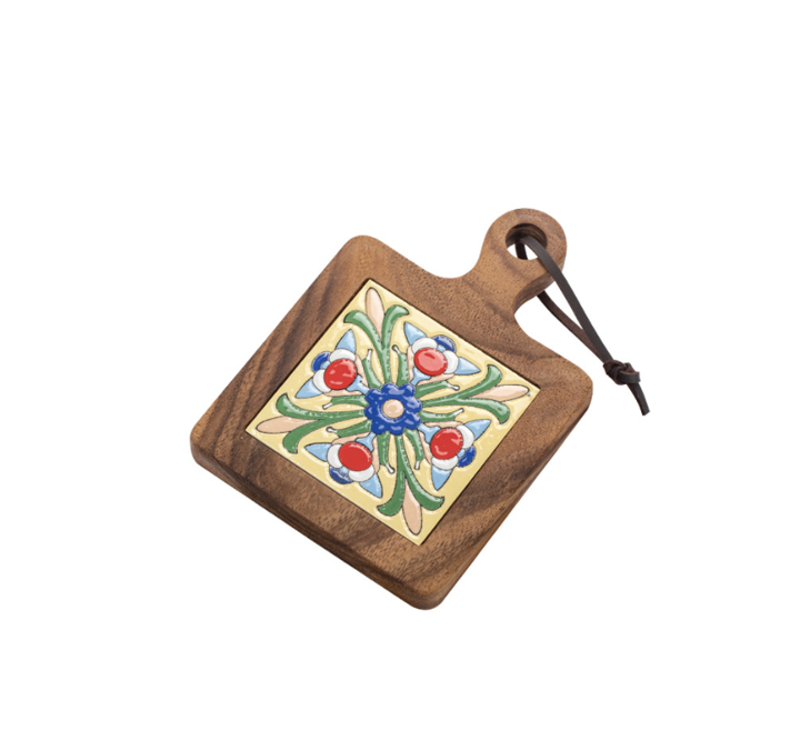 實木花磚墊 | 相思木 | 20 cm 實木 餐墊