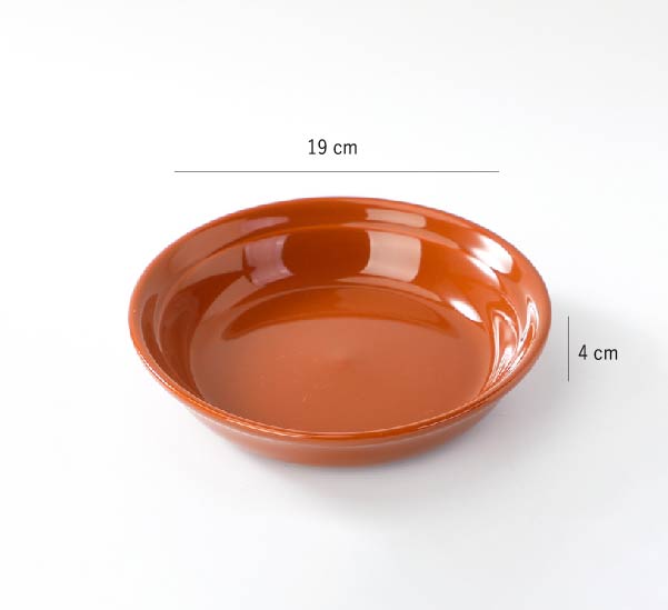 焗蝸牛烤盤 | 棕 | 直徑16.5 cm 陶瓷 烤盤