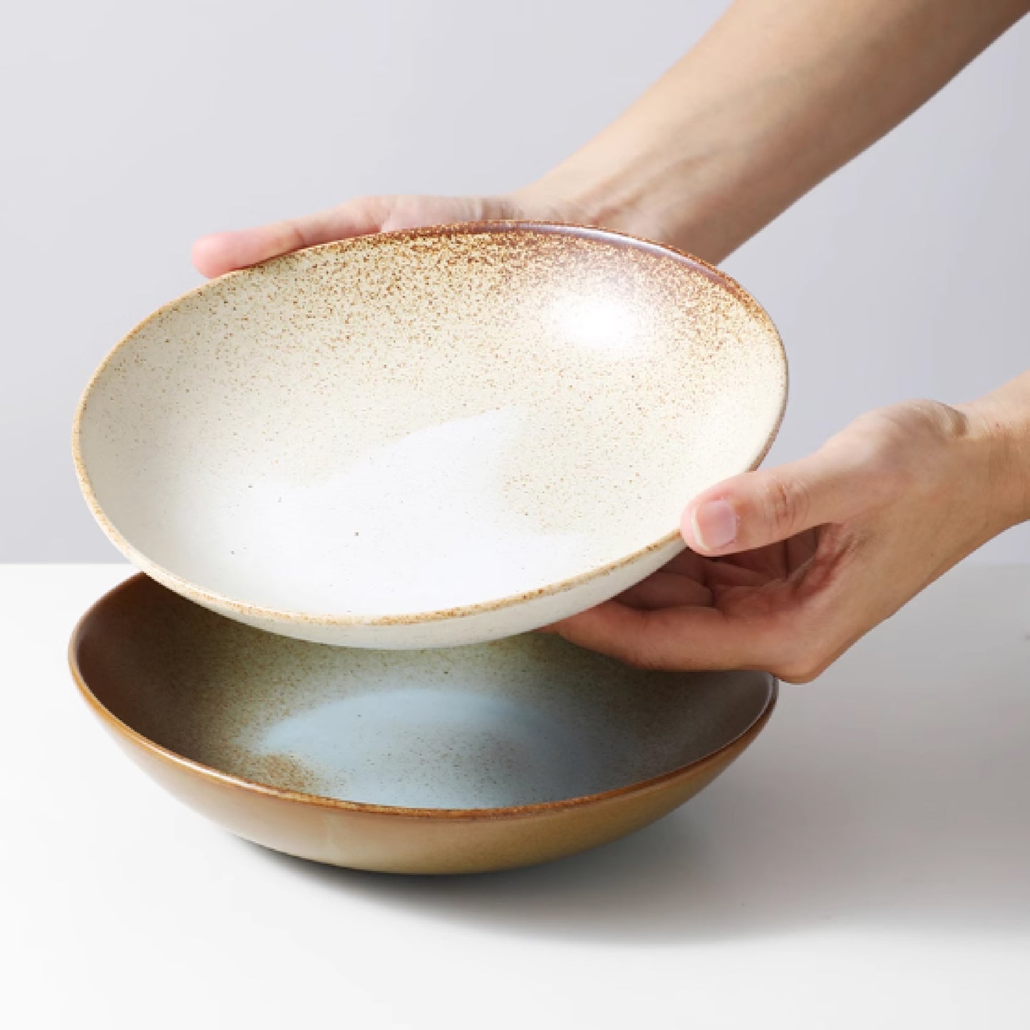 彩染陶瓷不規則亮光碟 | 3色 | 直徑11~19.4 cm 陶瓷 醬料碗