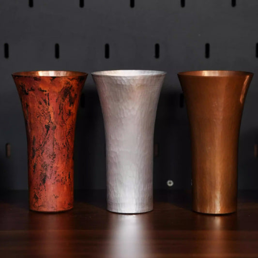 手工紫銅啤酒杯 | 3色 | 口徑8 cm 紫銅 杯