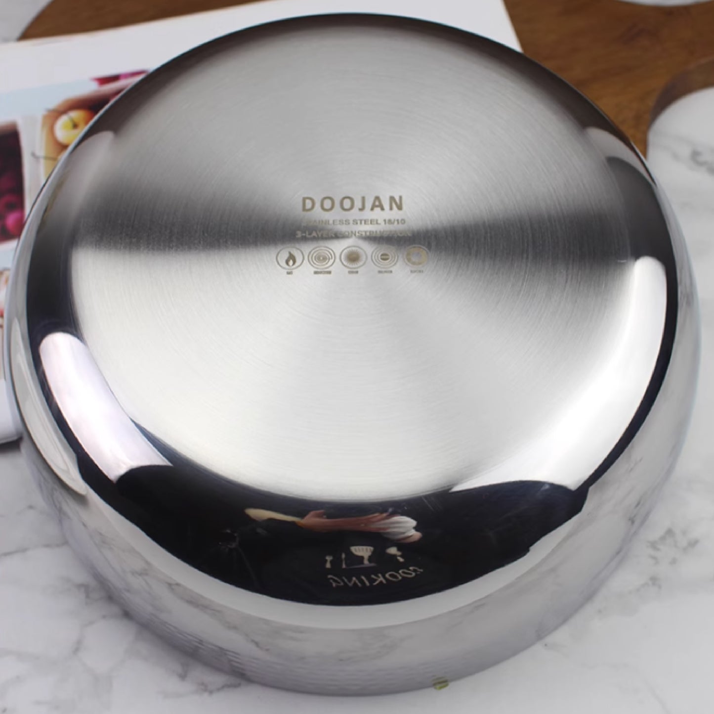不鏽鋼捶紋冰碗 | 銀 | 24.5 cm 不鏽鋼 碗