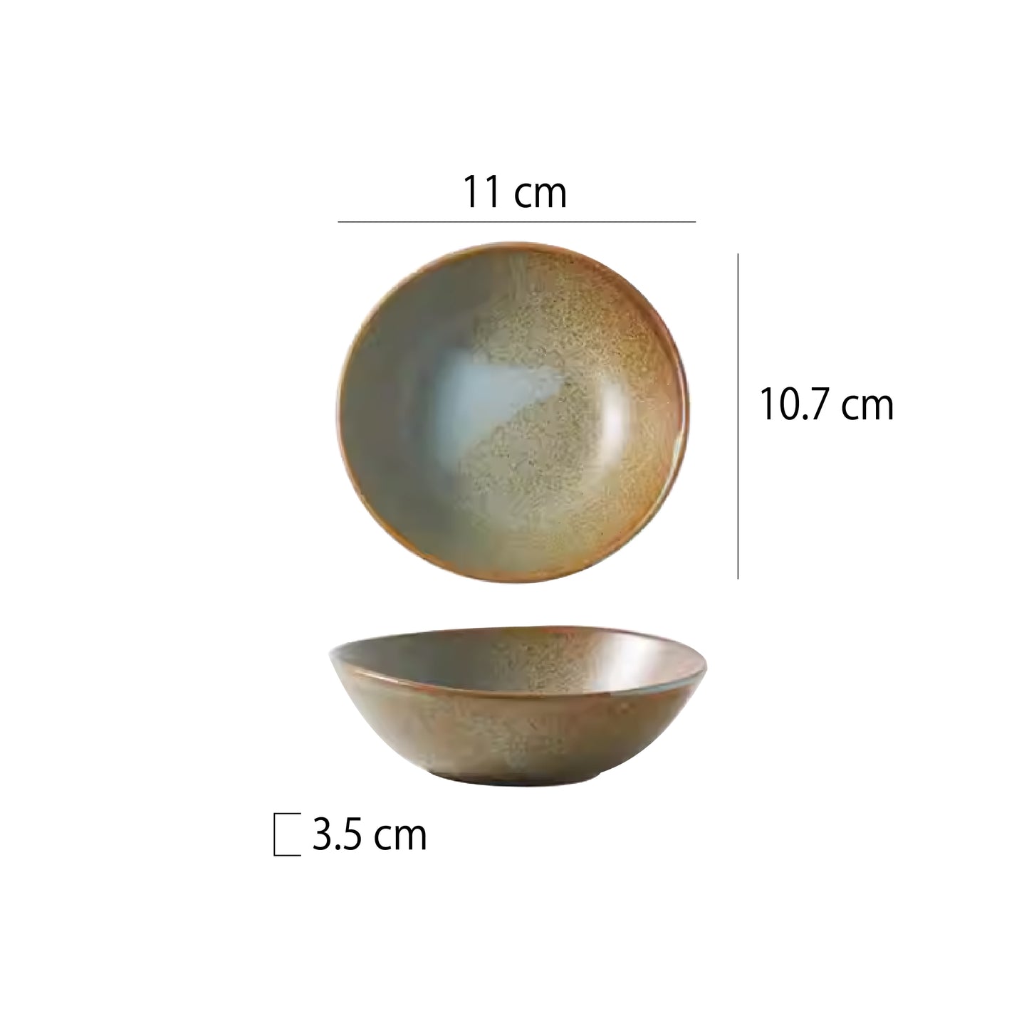 彩染陶瓷不規則亮光碟 | 3色 | 直徑11~19.4 cm 陶瓷 醬料碗