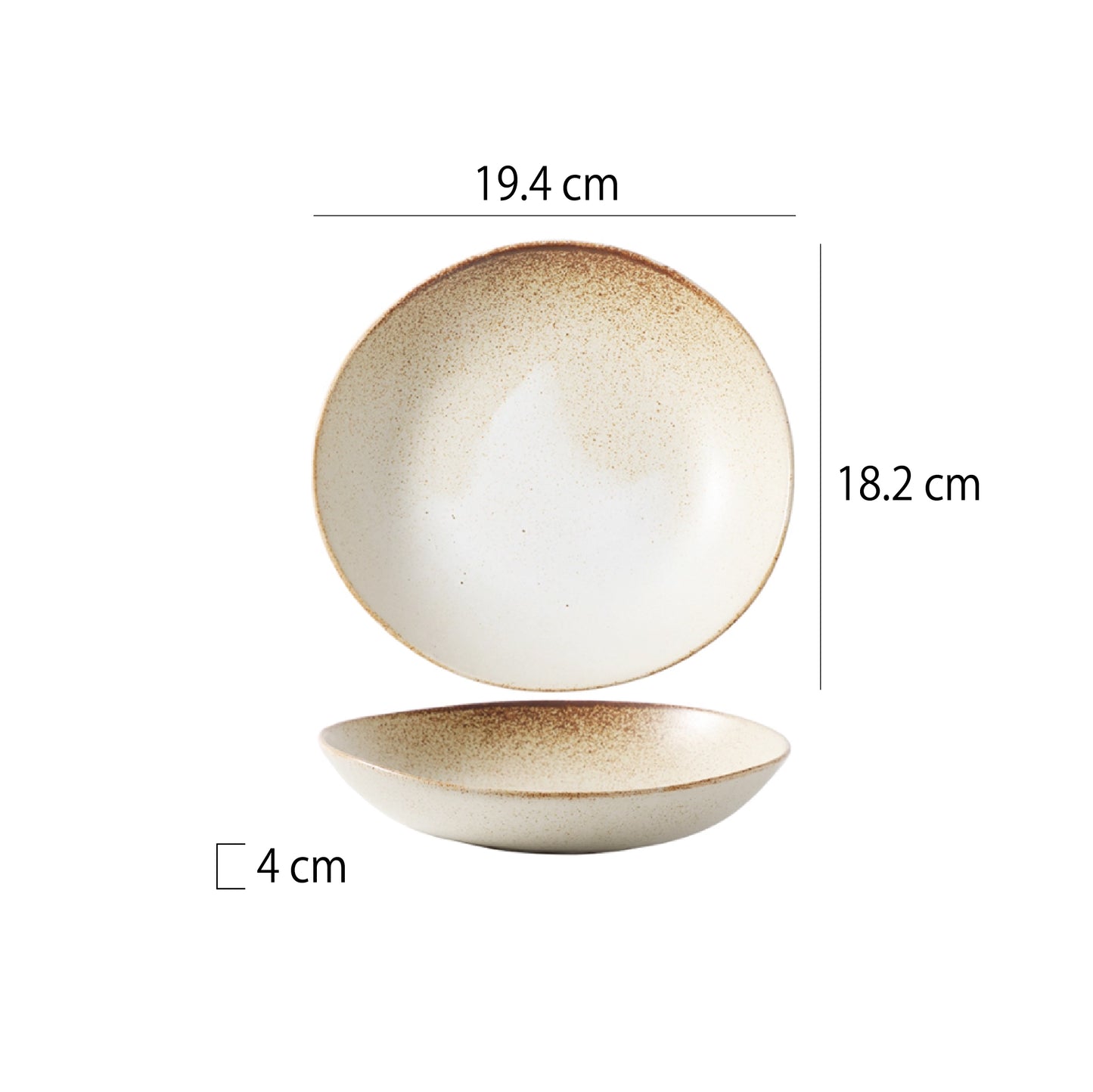 彩染陶瓷不規則亮光碟 | 3色 | 直徑11~19.4 cm 陶瓷 醬料碗