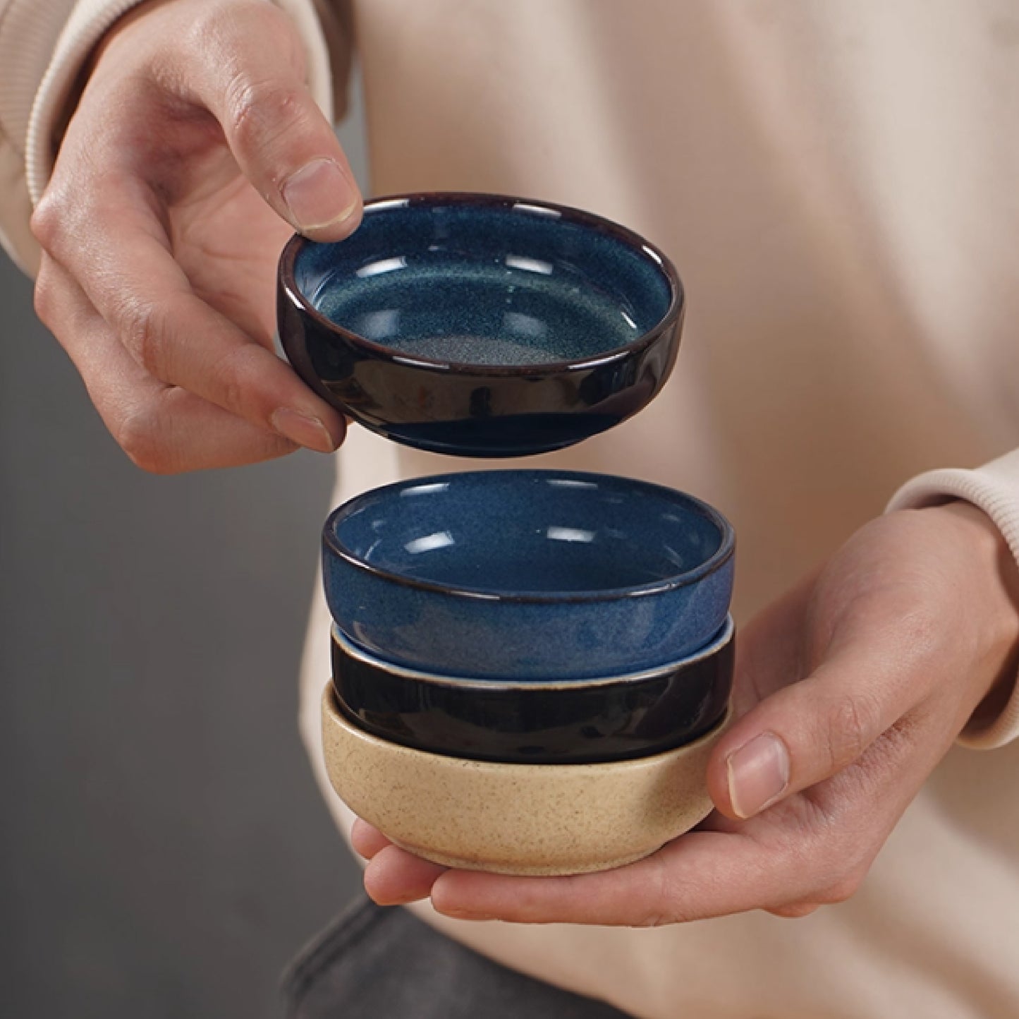 4.25吋陶瓷蘸料碗 | 4色 | 直徑10.9 cm 陶瓷 醬料碗