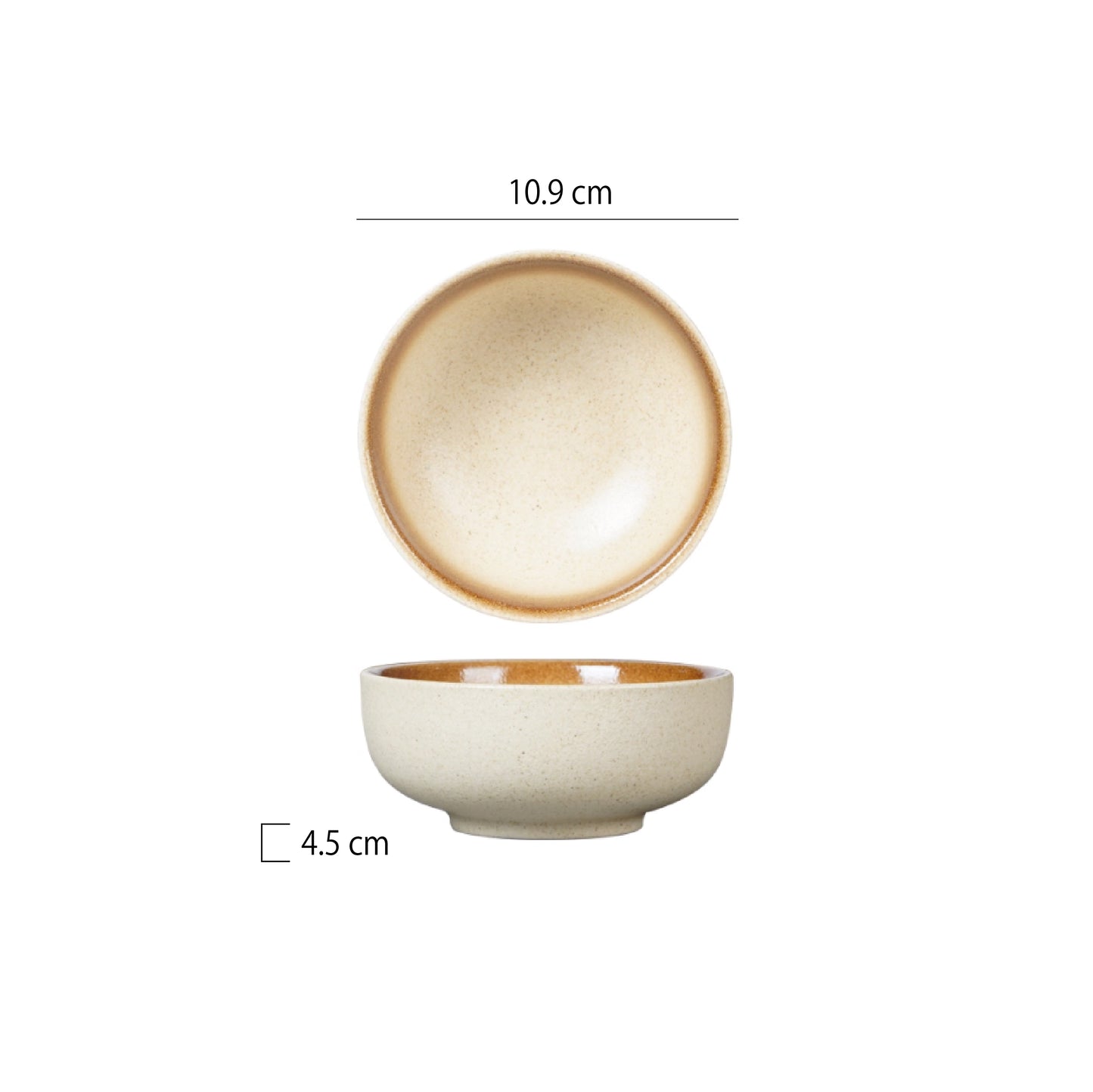 4.25吋陶瓷蘸料碗 | 4色 | 直徑10.9 cm 陶瓷 醬料碗