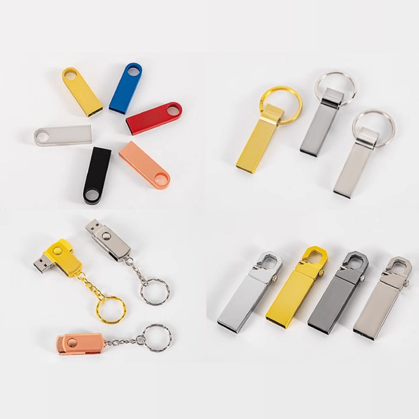 訂製品牌訂製/客戶禮品/企業夥伴/廣告贈品_不鏽鋼USB隨身碟 | 多款式