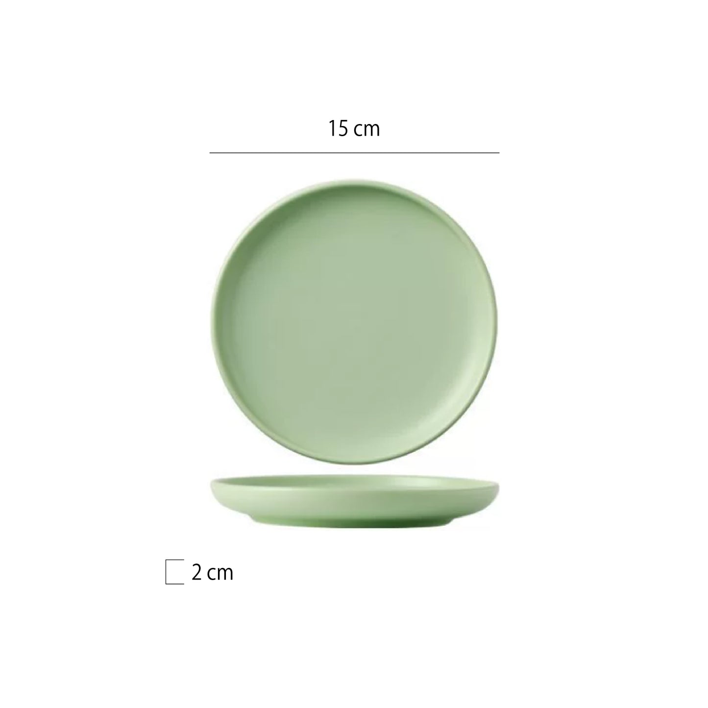 奶油糖果平盤 | 4色 | 直徑 15~25 cm 陶瓷 圓淺盤