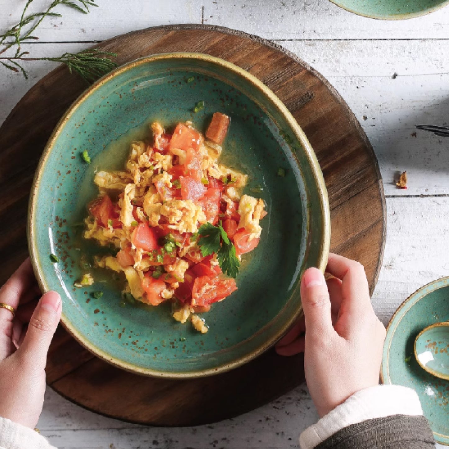 窯變釉異型深盤 | 墨綠 | 直徑 16.5~25.6 cm 陶瓷 圓深盤