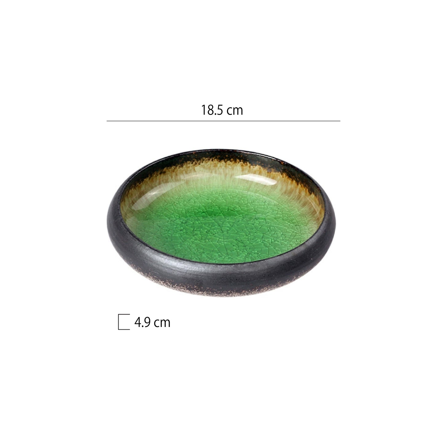 冰裂釉盤 | 3色 | 直徑12~18.5 cm 陶瓷 小深盤