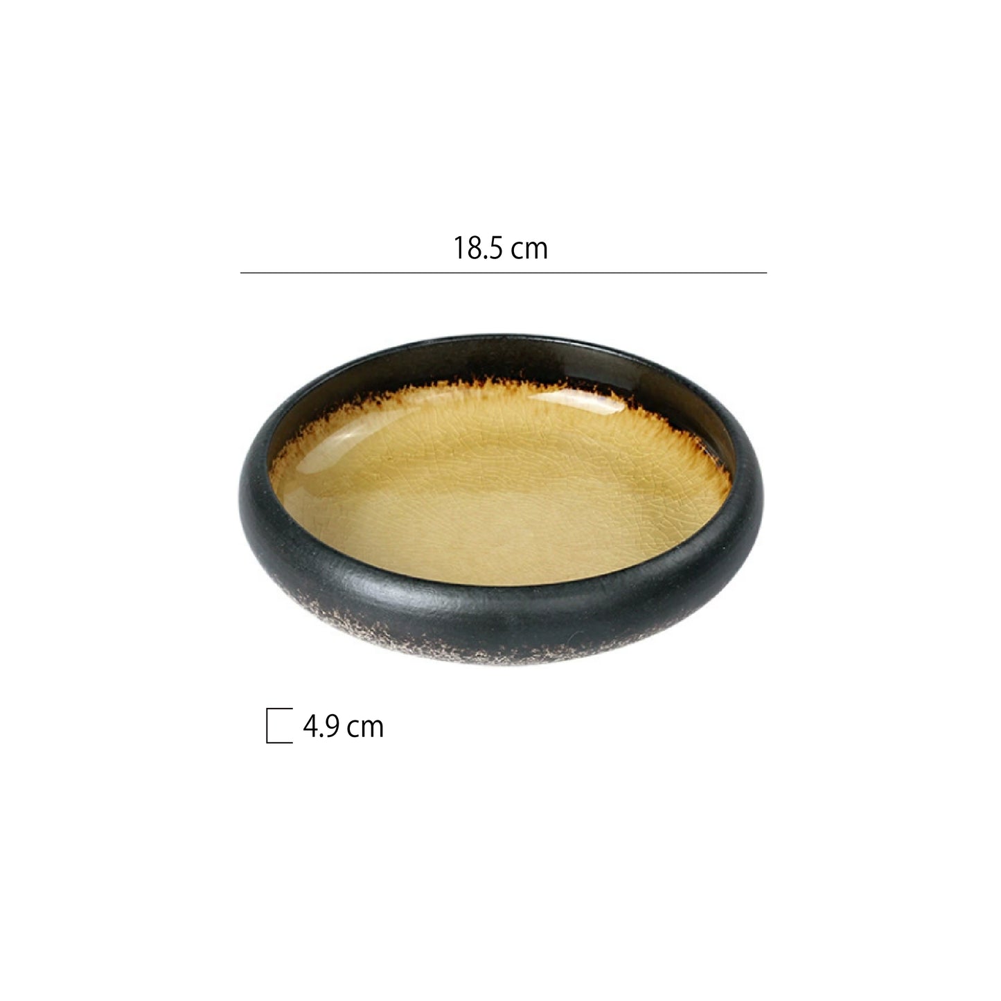 冰裂釉盤 | 3色 | 直徑12~18.5 cm 陶瓷 小深盤