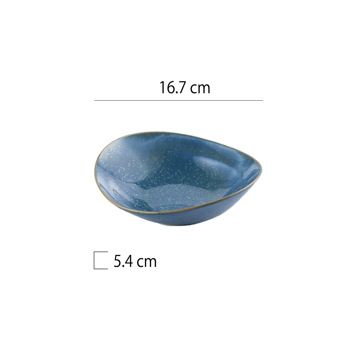 山野風異型深盤 | 8色 | 長 16.7 cm 陶瓷 異型深盤