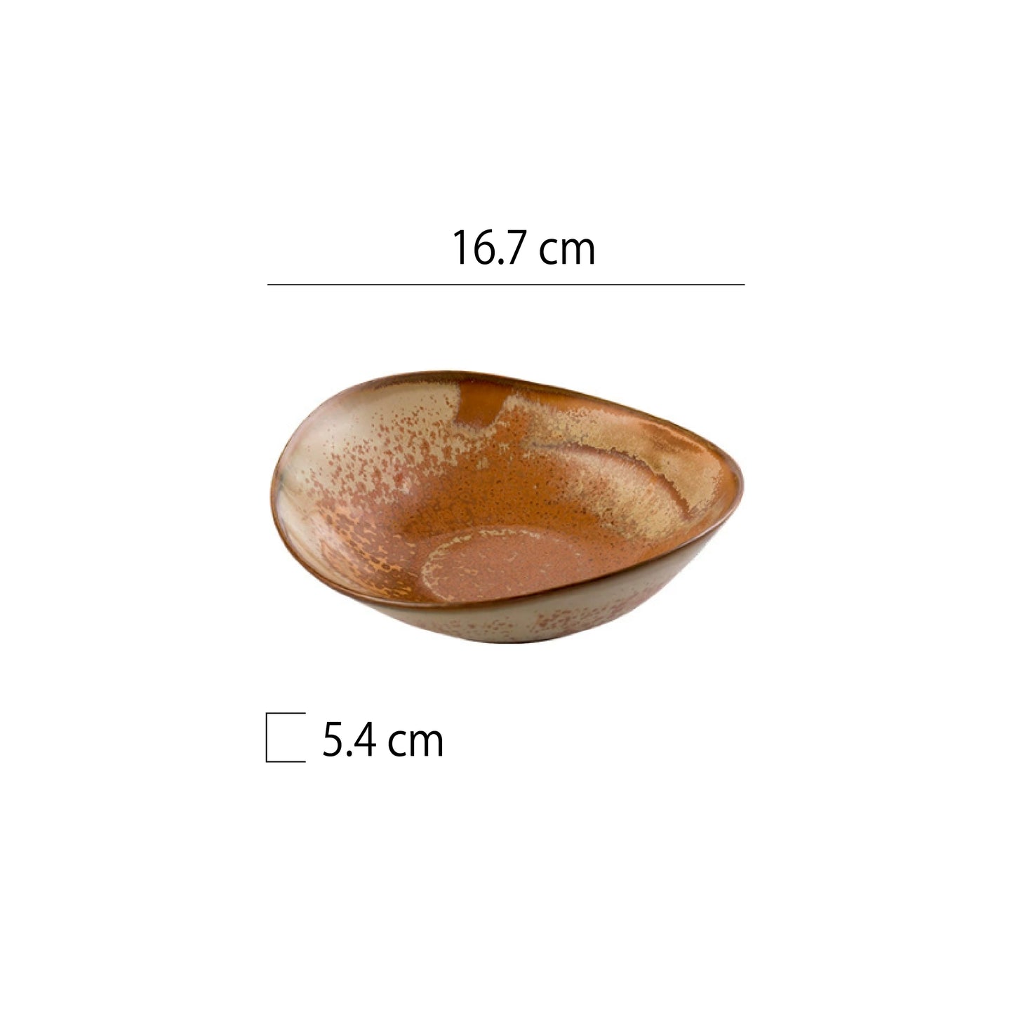 山野風異型深盤 | 8色 | 長 16.7 cm 陶瓷 異型深盤