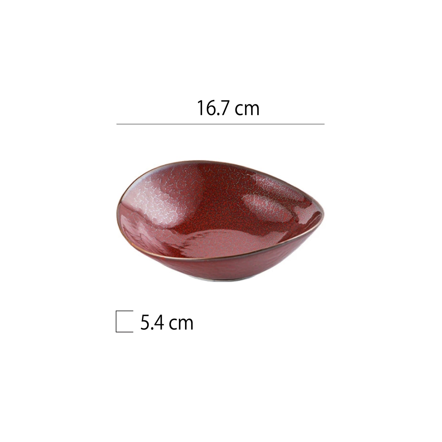 山野風異型深盤 | 8色 | 長 16.7 cm 陶瓷 異型深盤