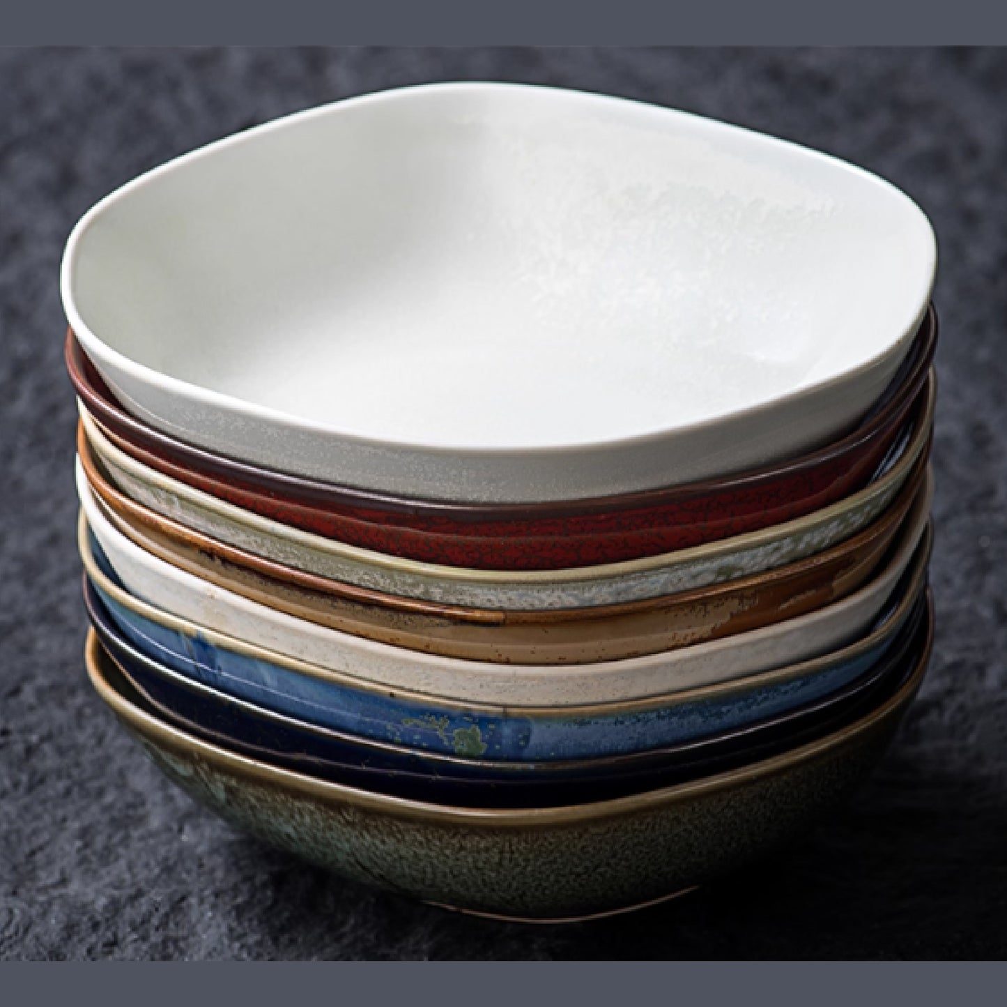 山野風異型深盤 | 8色 | 長 16.2 cm 陶瓷 異型深盤