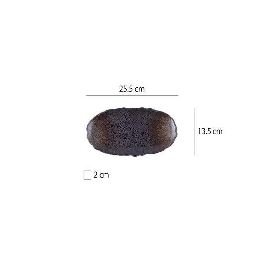 陶瓷不規則橢圓淺盤 | 5色 | 長 25.5~36 cm 陶瓷 橢圓淺盤