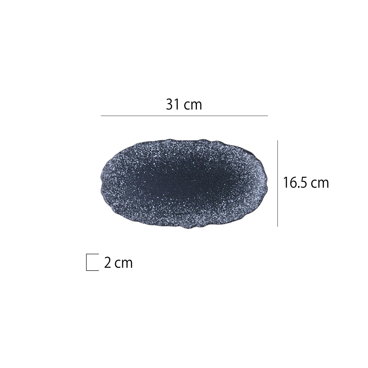 陶瓷不規則橢圓淺盤 | 5色 | 長 25.5~36 cm 陶瓷 橢圓淺盤