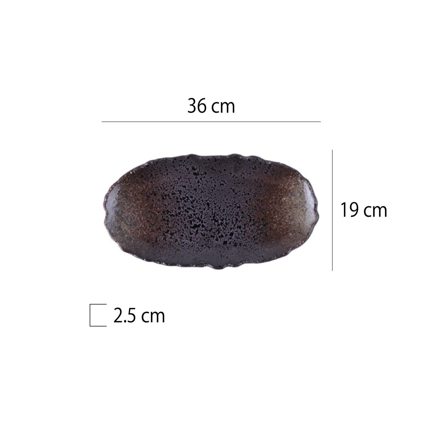 陶瓷不規則橢圓淺盤 | 5色 | 長 25.5~36 cm 陶瓷 橢圓淺盤