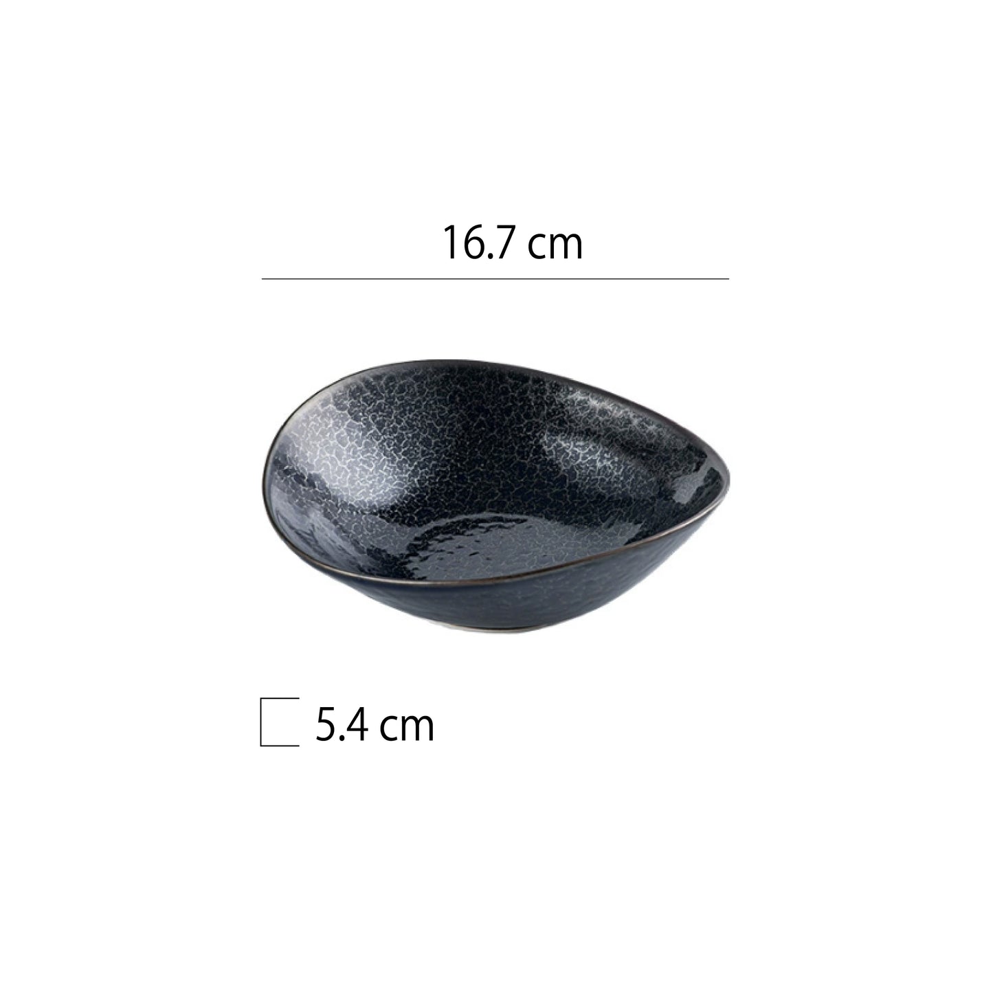 山野風異型深盤 | 8色 | 長 16.7 cm 陶瓷 異型深盤