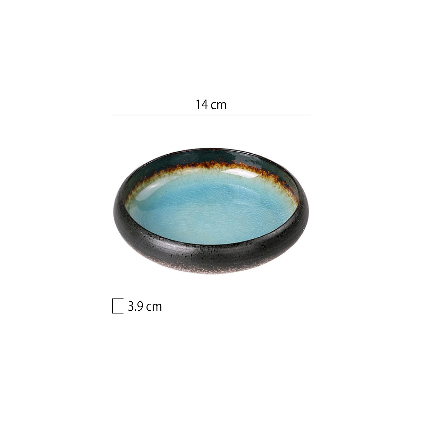 冰裂釉盤 | 3色 | 直徑12~18.5 cm 陶瓷 小深盤