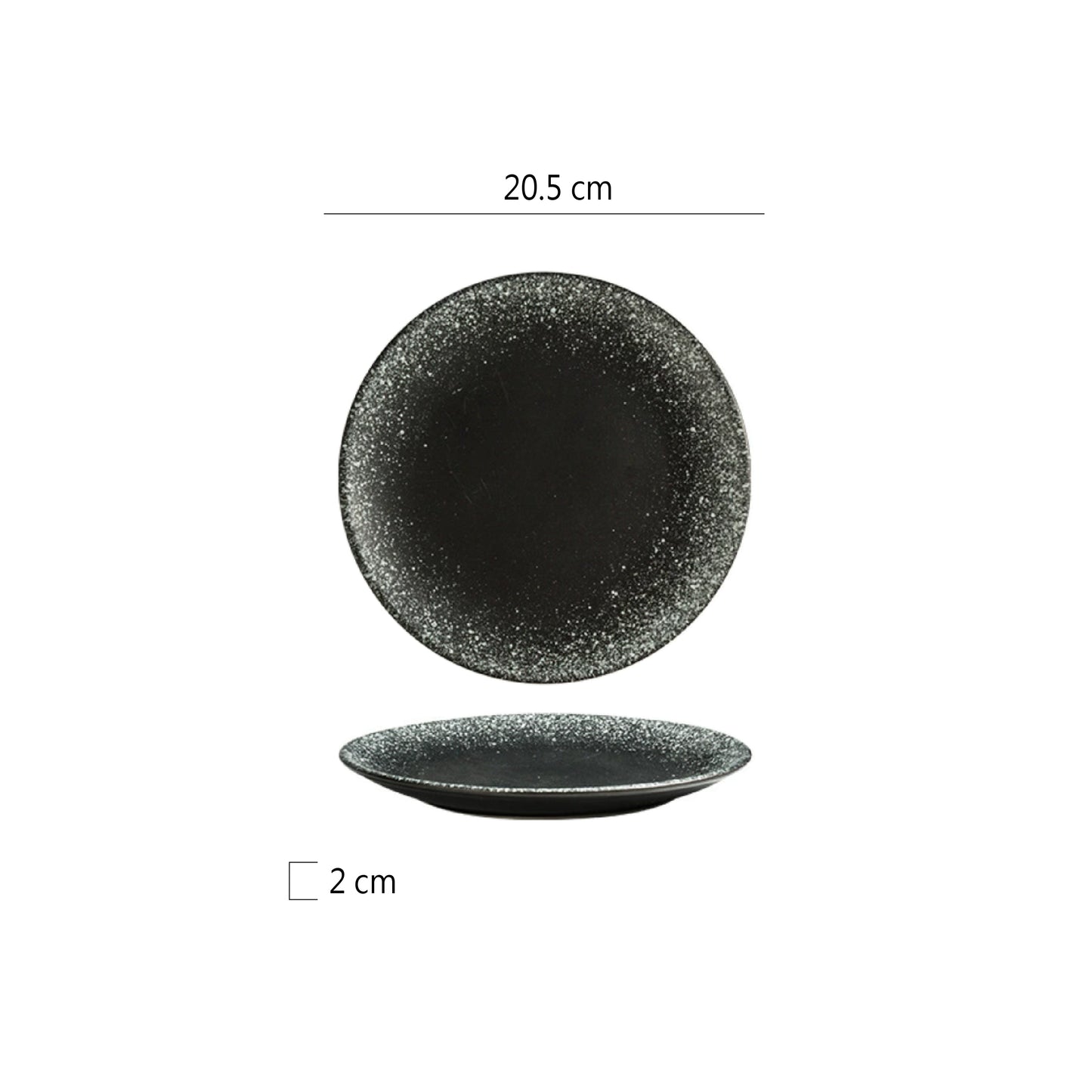 8吋陶瓷圓淺盤 | 4色 | 20.5 cm 陶瓷 圓淺盤