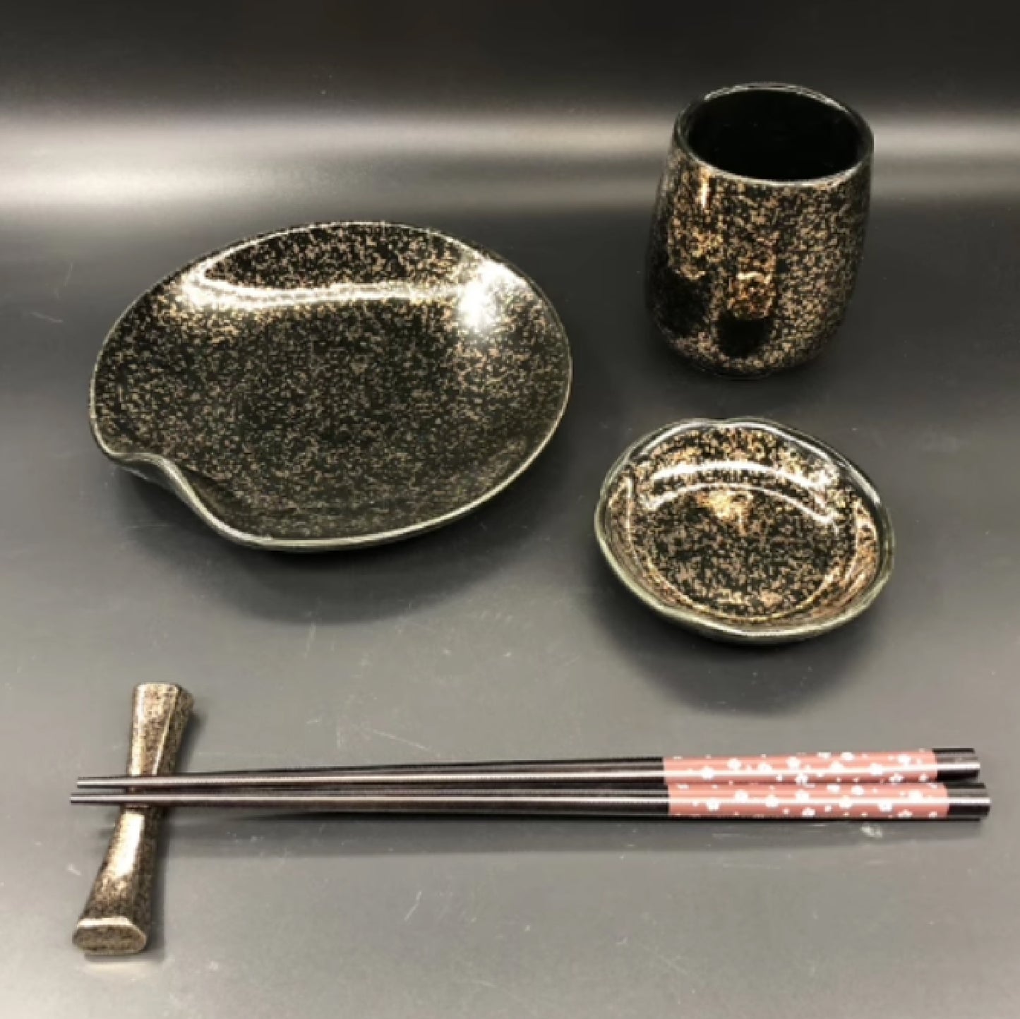 6吋折邊滿金淺盤 | 金色 | 16cm 陶瓷 小盤
