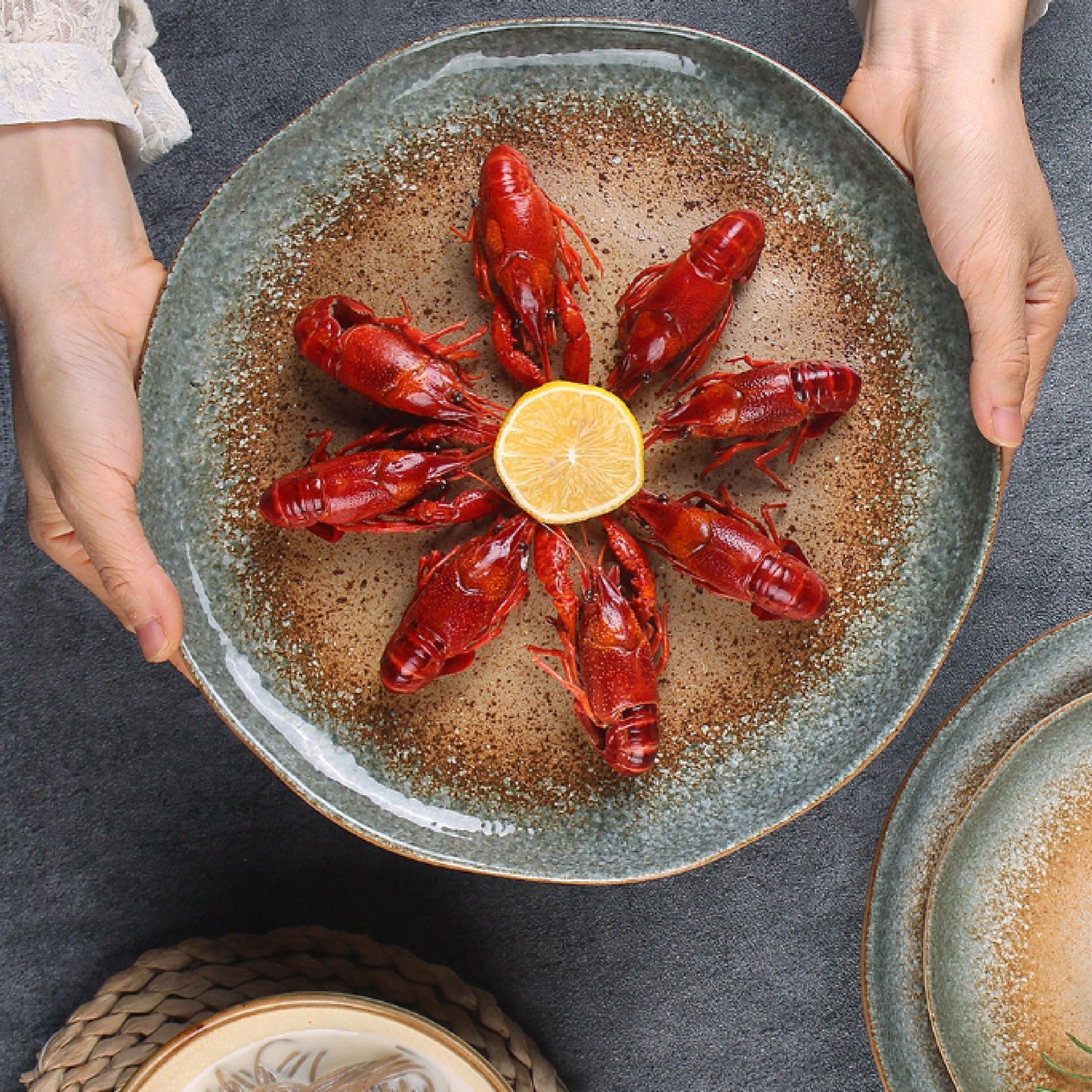 10吋韻彩波浪邊圓盤 | 3款 | 直徑 26.3 cm 陶瓷 圓盤