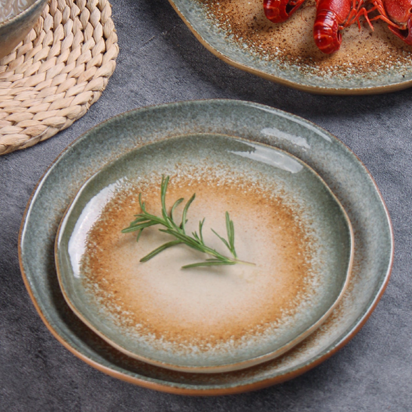 10吋韻彩波浪邊圓盤 | 3款 | 直徑 26.3 cm 陶瓷 圓盤