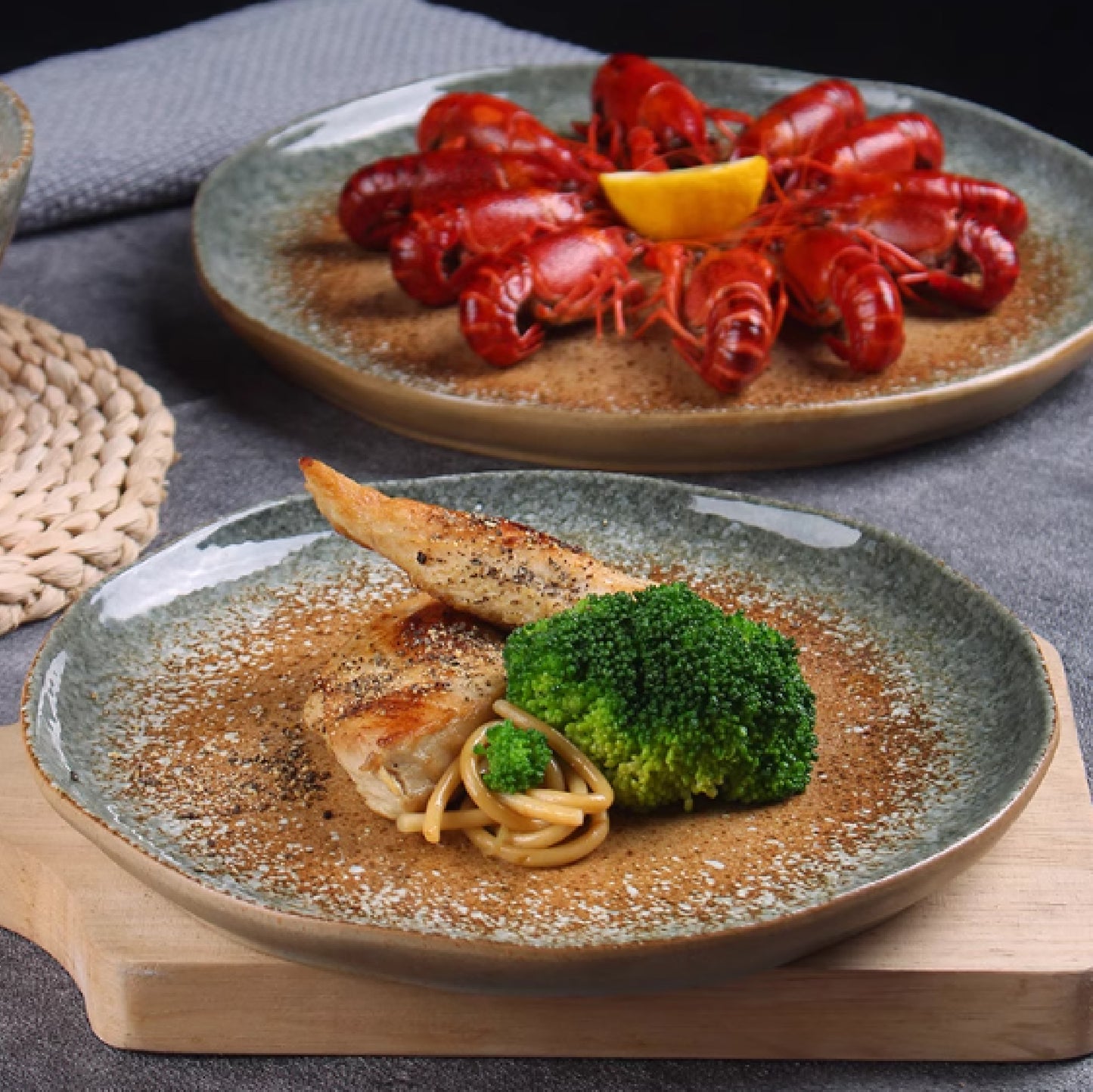 10吋韻彩波浪邊圓盤 | 3款 | 直徑 26.3 cm 陶瓷 圓盤