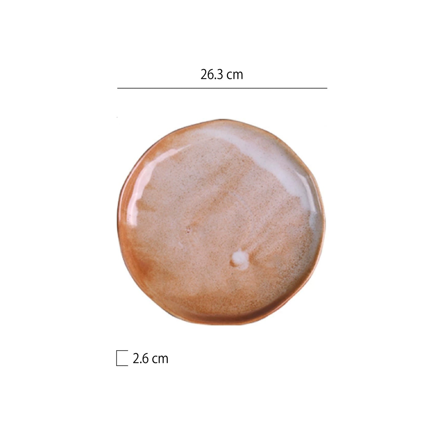 10吋韻彩波浪邊圓盤 | 3款 | 直徑 26.3 cm 陶瓷 圓盤