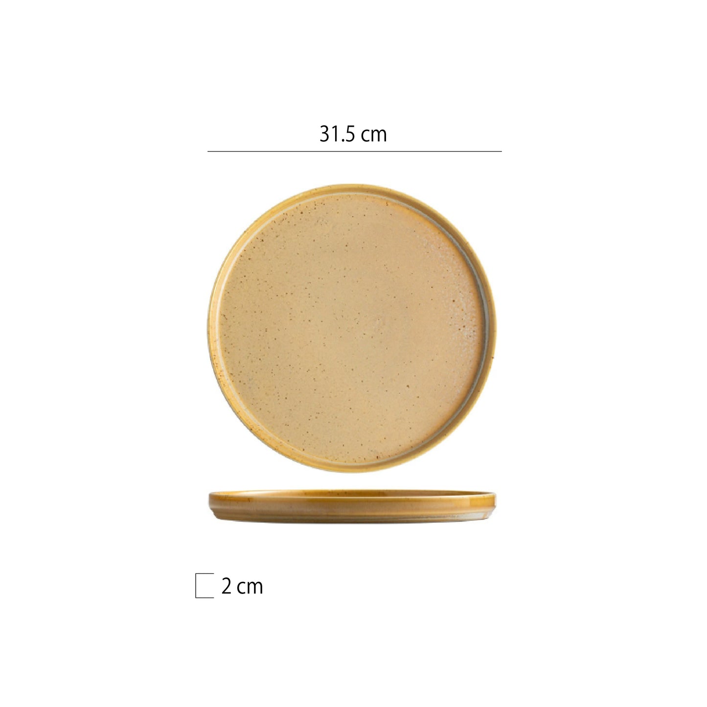 窯變立邊圓盤 | 3色 | 直徑 20.5~31.5 cm 陶瓷 立邊圓盤