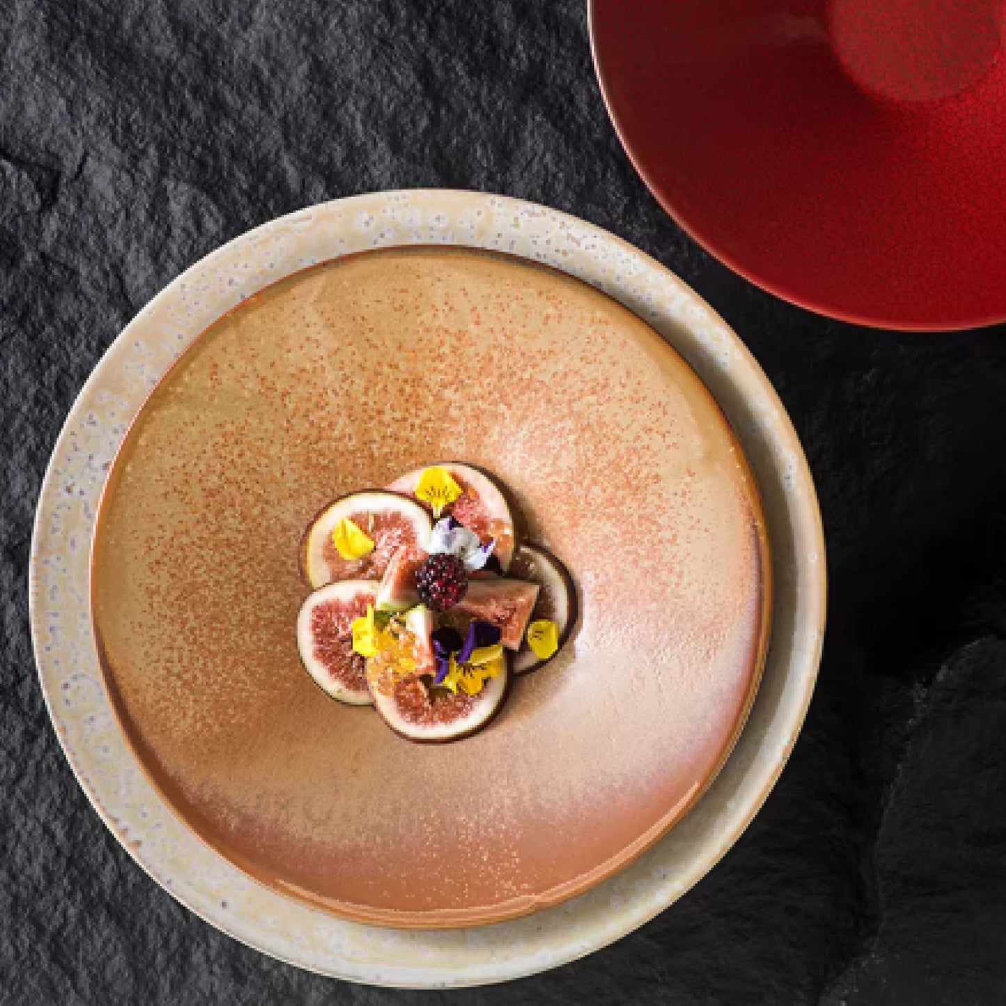 窯變斗笠圓盤 | 4色 | 直徑 20~28 cm 陶瓷 錐型圓深盤