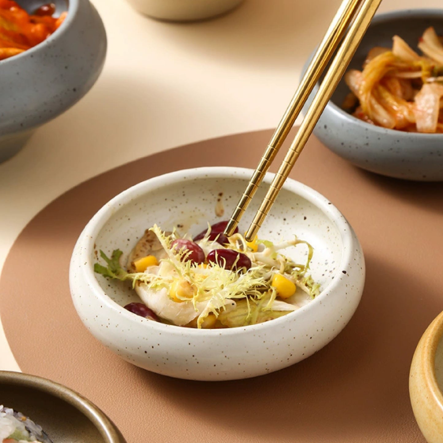 4.3吋窯變圓缽碟 | 8色 | 直徑11 cm 陶瓷 小菜碟