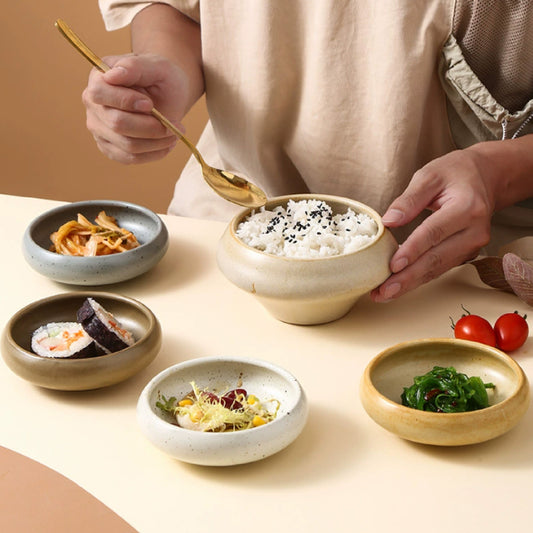 4.3吋窯變圓缽碟 | 8色 | 直徑11 cm 陶瓷 小菜碟