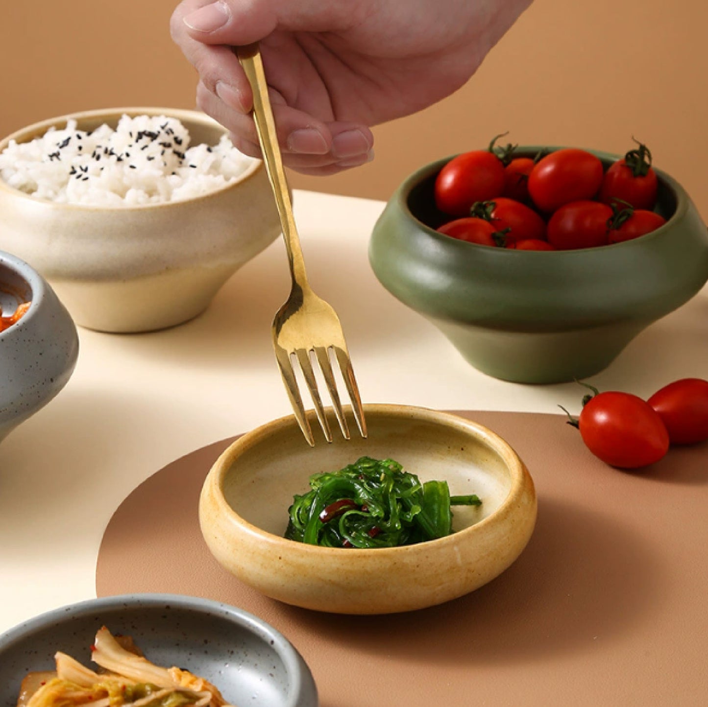 4.3吋窯變圓缽碟 | 8色 | 直徑11 cm 陶瓷 小菜碟