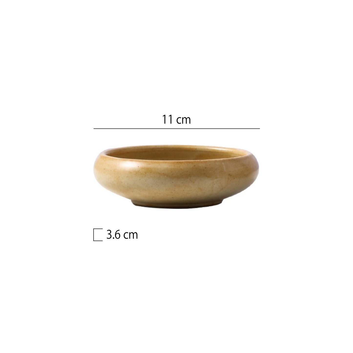 4.3吋窯變圓缽碟 | 8色 | 直徑11 cm 陶瓷 小菜碟