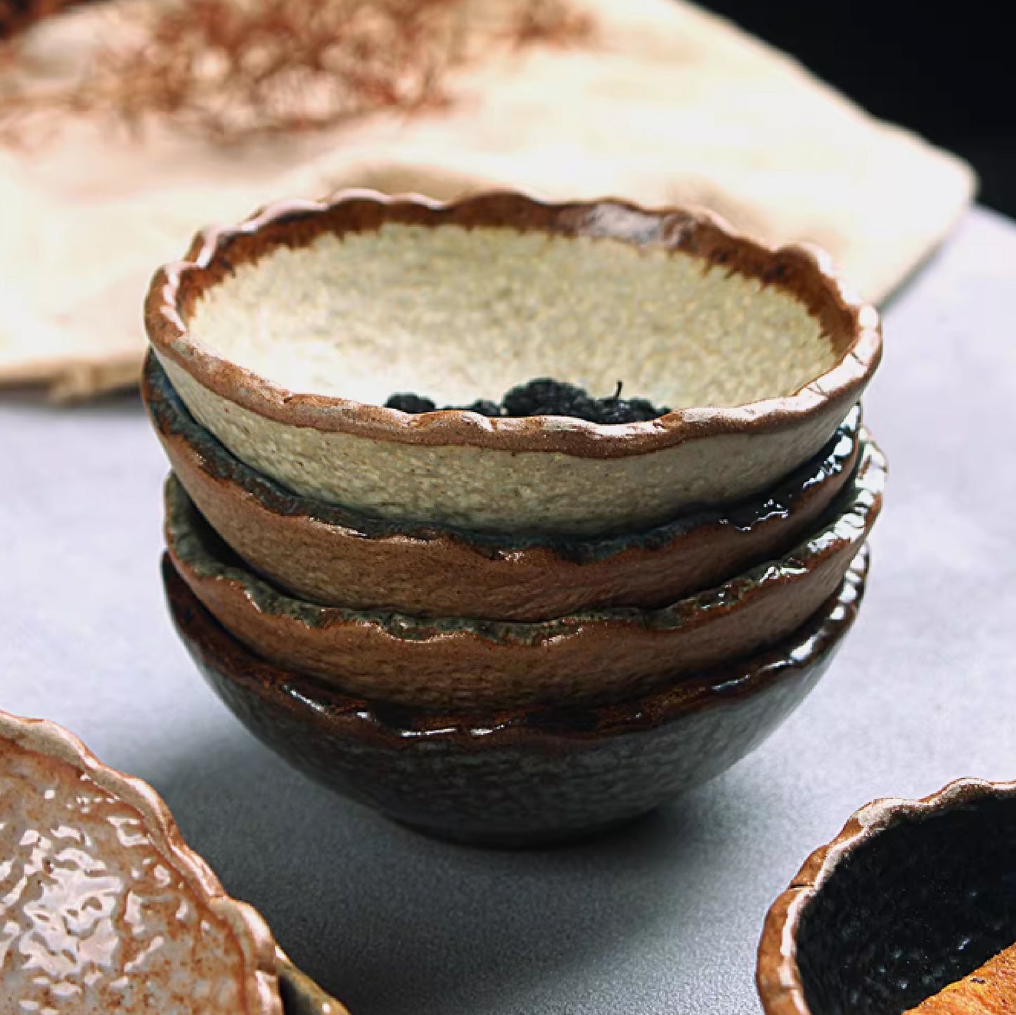 3.3吋不規則邊小碟 | 8色 | 直徑8.3 cm 陶瓷 小菜碟