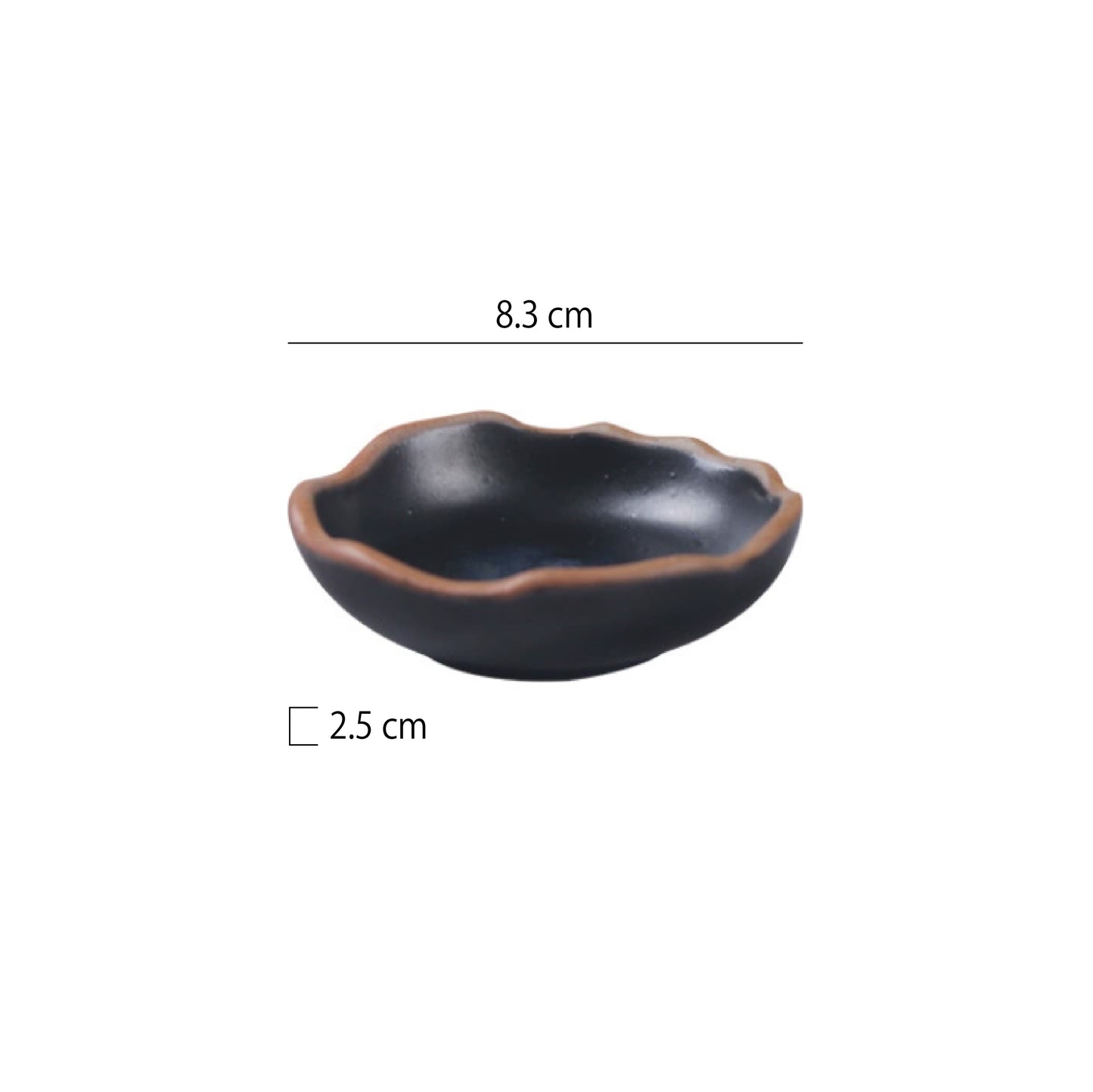 3.3吋不規則邊小碟 | 8色 | 直徑8.3 cm 陶瓷 小菜碟