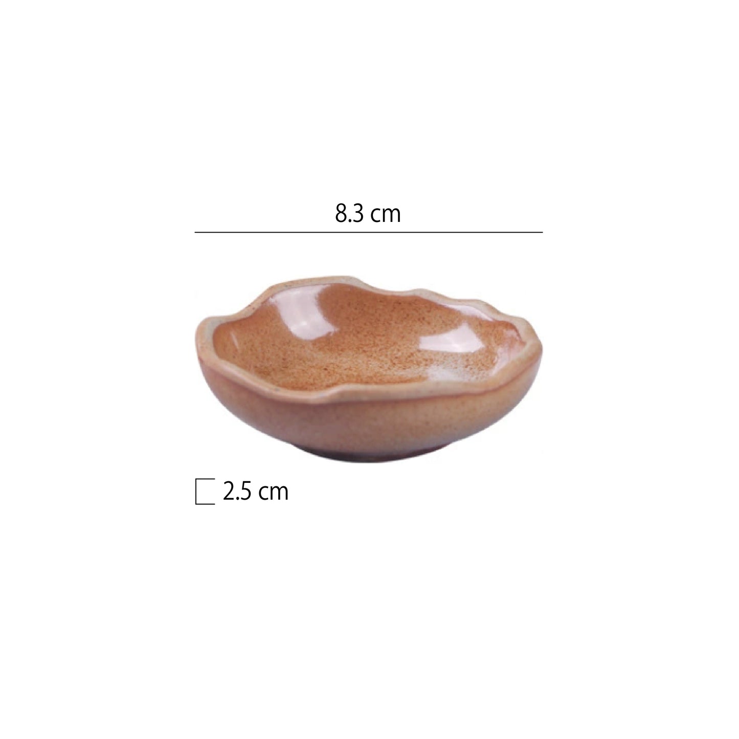 3.3吋不規則邊小碟 | 8色 | 直徑8.3 cm 陶瓷 小菜碟