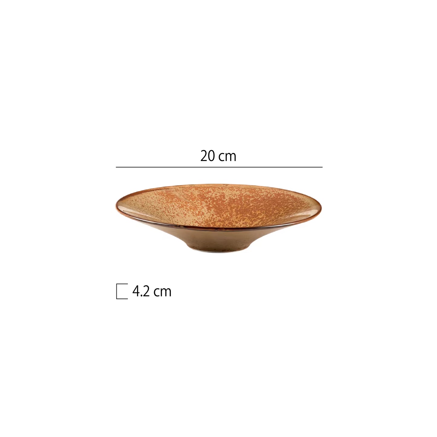 窯變斗笠圓盤 | 4色 | 直徑 20~28 cm 陶瓷 錐型圓深盤