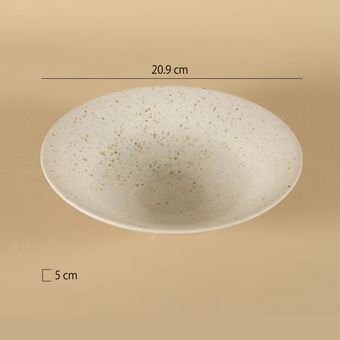 粗陶窯變釉點尖腳圓深盤 | 2色 | 直徑 16.3~24.7 cm 陶瓷 錐型圓深盤