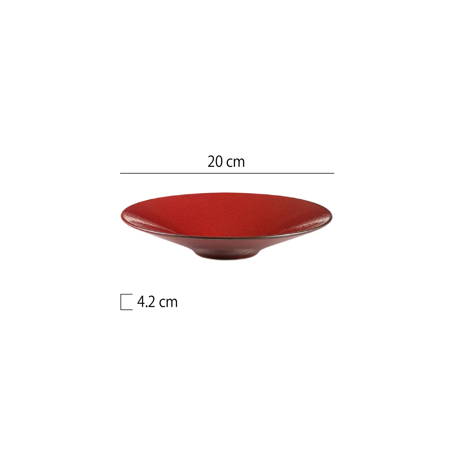 窯變斗笠圓盤 | 4色 | 直徑 20~28 cm 陶瓷 錐型圓深盤