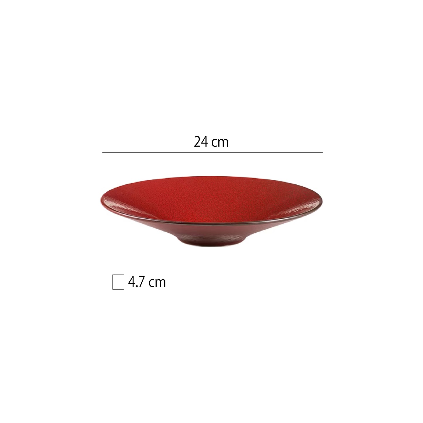 窯變斗笠圓盤 | 4色 | 直徑 20~28 cm 陶瓷 錐型圓深盤