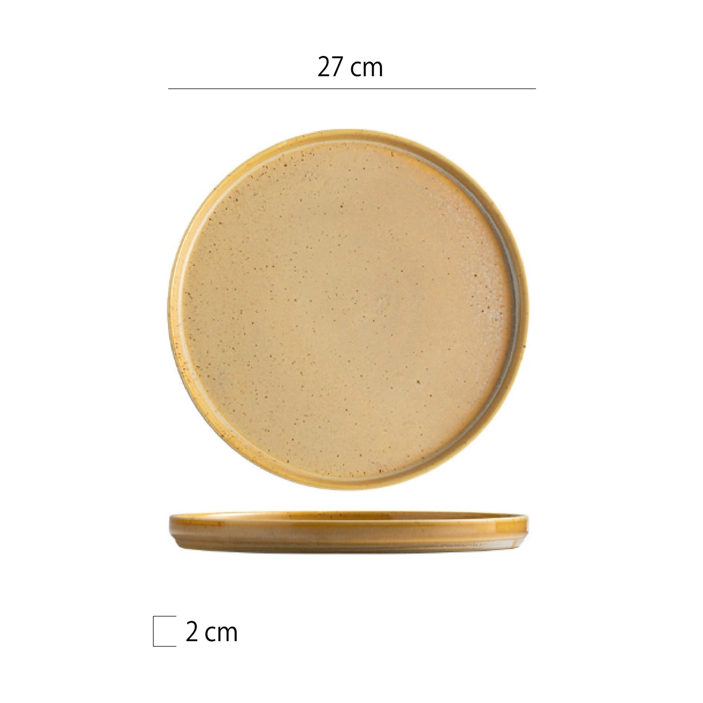 窯變立邊圓盤 | 3色 | 直徑 20.5~31.5 cm 陶瓷 立邊圓盤