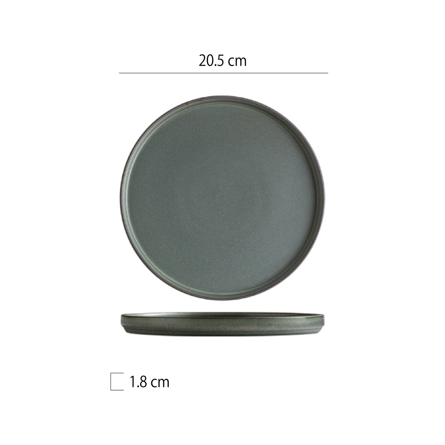 窯變立邊圓盤 | 3色 | 直徑 20.5~31.5 cm 陶瓷 立邊圓盤