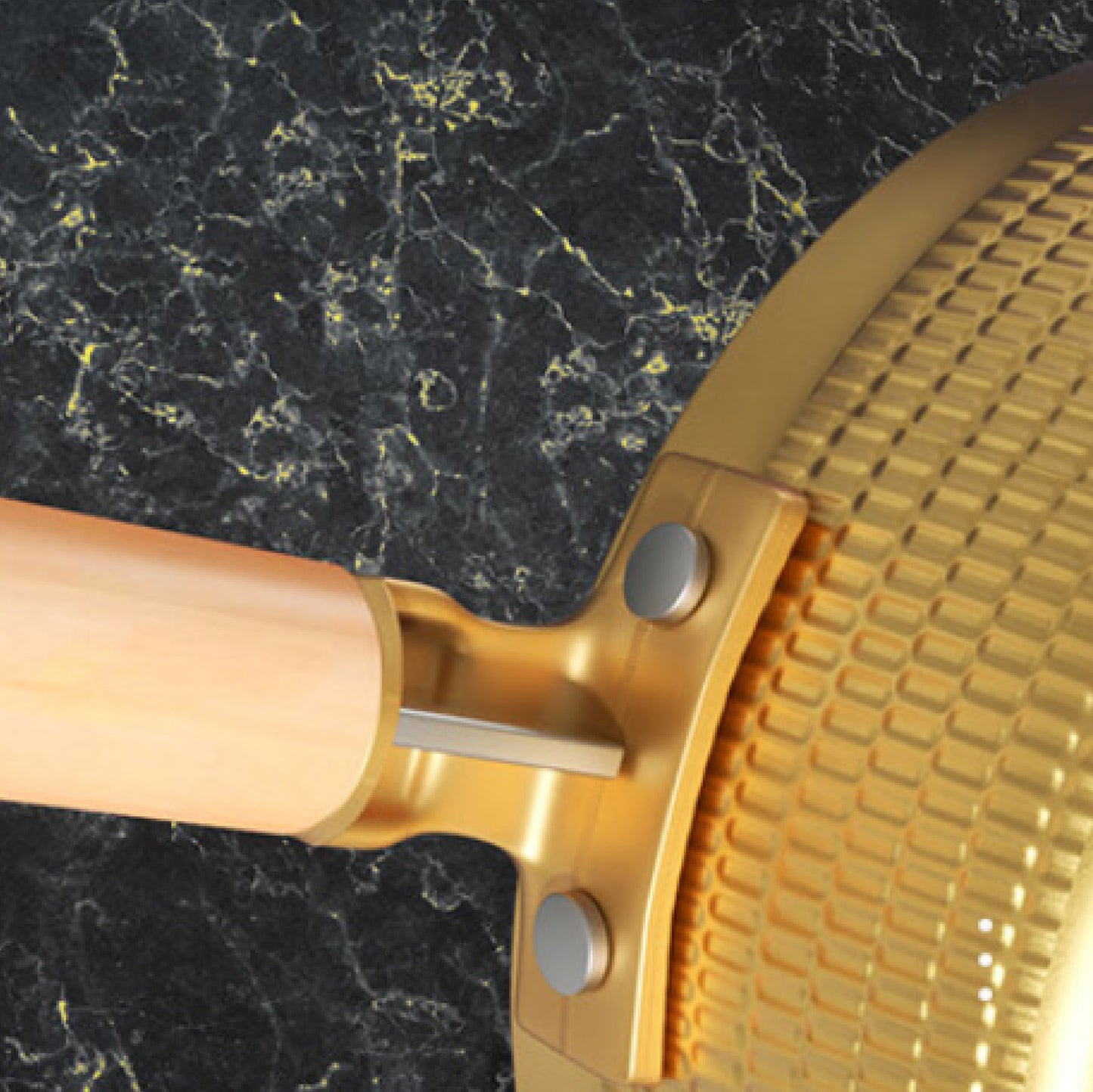 木柄捶紋雪平鍋 | 金銀黑 | 18~20 鋁合金 鍋