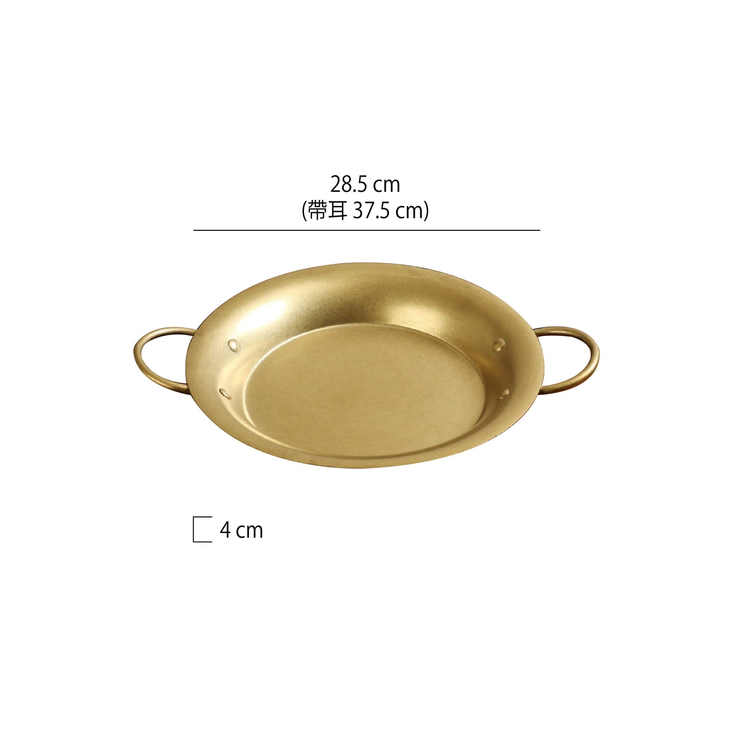 復古雪花不鏽鋼雙耳海鮮鍋 | 金銀 | 20.5~28.5 cm  不鏽鋼 鍋